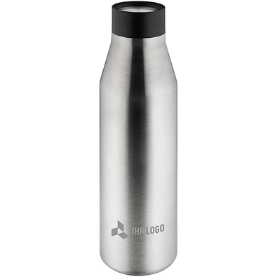 Metmaxx® Thermoflasche Click'n Go silber