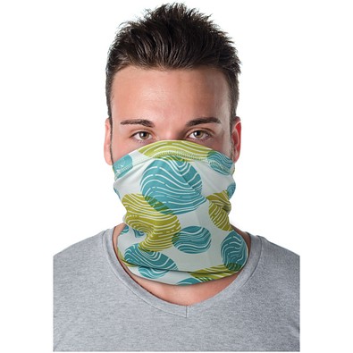 Mia Sublimation-Multischal mit Coolmax® und Säumen, weiss