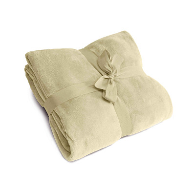 Microfleece-Kuscheldecke, sand