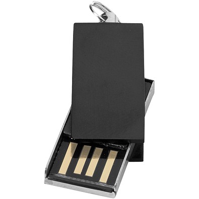 Mini Rotate USB-Stick, schwarz, 1GB