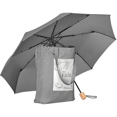 FARE® Taschenschirm ÖkoBrella Shopping, grau