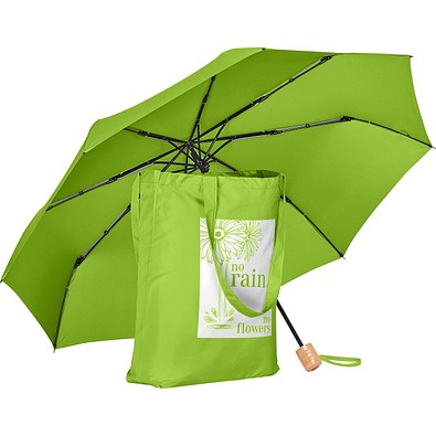 FARE® Taschenschirm ÖkoBrella Shopping, limette