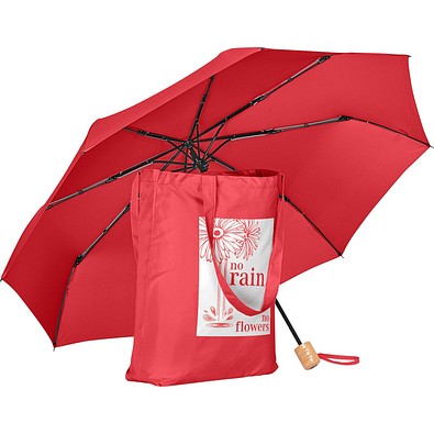 FARE® Taschenschirm ÖkoBrella Shopping, rot