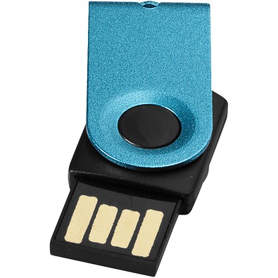 Mini USB-Stick, aquablau, 8GB