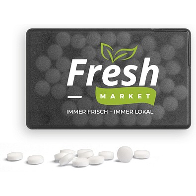 MintCard, 7 g, grau-transparent, inkl. Druck