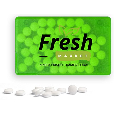 MintCard, 7 g, grün-transparent, inkl. Druck