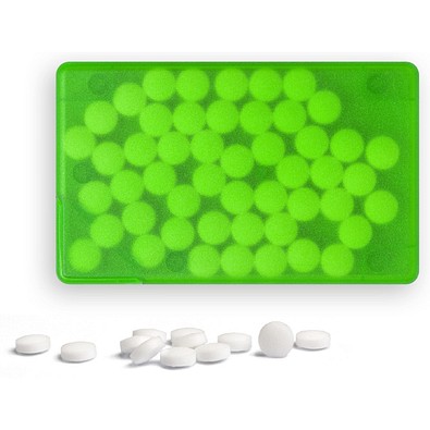 MintCard, 7 g, grün-transparent, ohne Druck