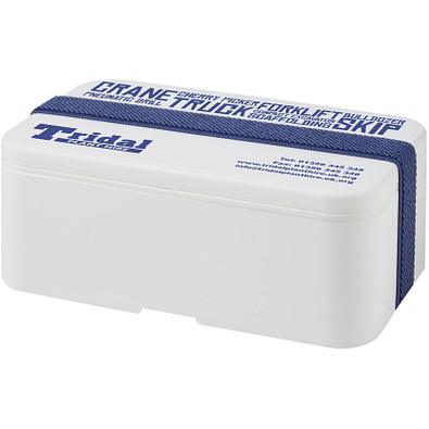 MIYO Lunchbox, weiß, blau