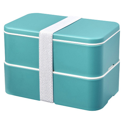 MIYO Renew Doppel-Lunchbox, riffblau