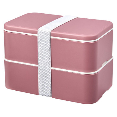 MIYO Renew Doppel-Lunchbox, rosa