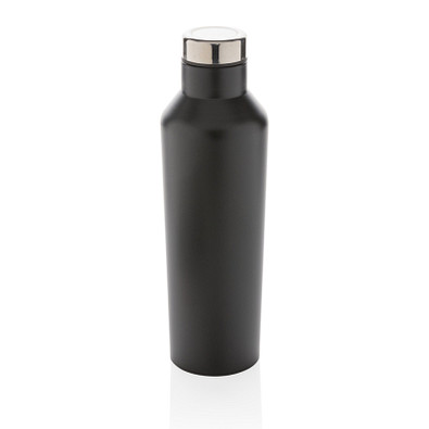 XD COLLECTION Vakuum-Flasche aus Stainless Steel, 500 ml, schwarz