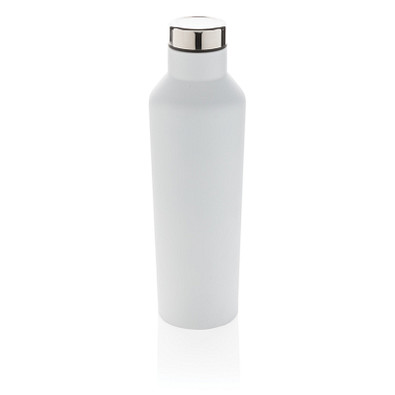 XD COLLECTION Vakuum-Flasche aus Stainless Steel, 500 ml, weiß