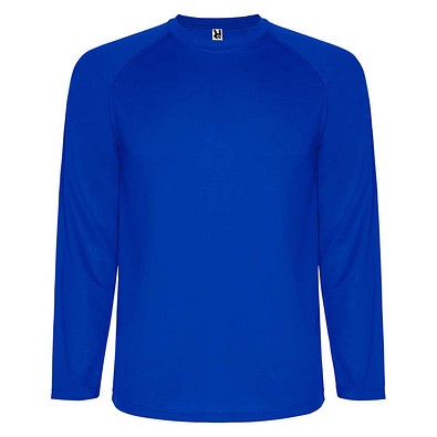 Montecarlo Langarm-Sport-Shirt für Kinder, blau, 12