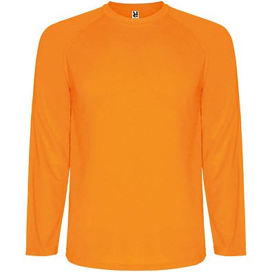 Montecarlo Langarm Sport-Shirt für Männer, Fluor Orange, XL