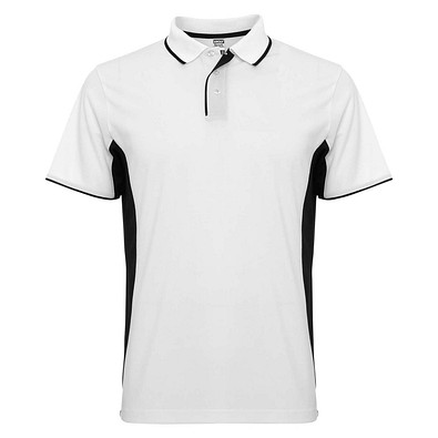 Montmelo Sport Poloshirt Unisex, weiß / schwarz, 2XL