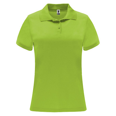 Monzha Sport Poloshirt für Damen, Lime / Green Lime, XL