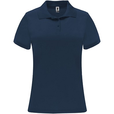 Monzha Sport Poloshirt für Damen, Navy Blue, 2XL