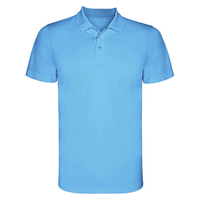 Monzha Sport Poloshirt für Herren, türkis, L