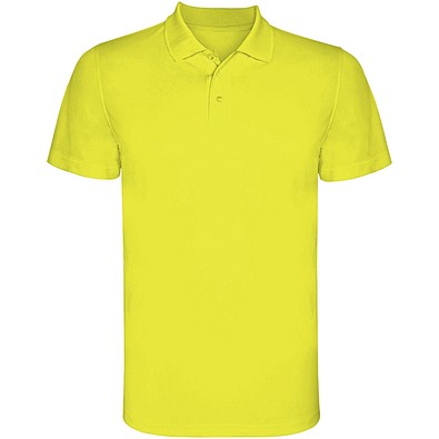 Monzha Sport Poloshirt für Kinder, Fluor Yellow, 12