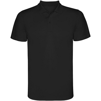 Monzha Sport Poloshirt für Kinder, schwarz, 12