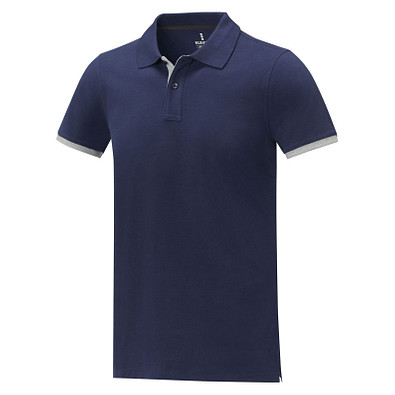 Morgan Polo für Herren, zweifarbig, navy, XL