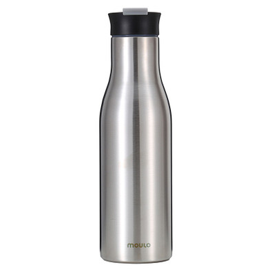 MOULO Edelstahl-Isolierflasche Puls LockLid, 500 ml, silber