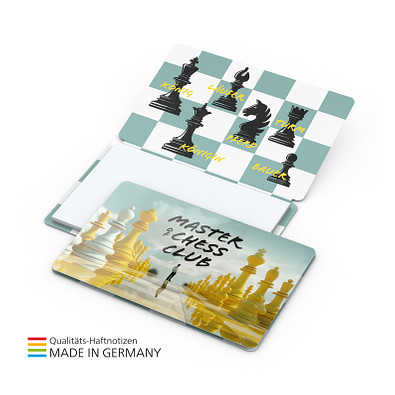 Geiger-Notes Multi-Card Haftnotiz White Bestseller, inkl. Druck, Softcover matt