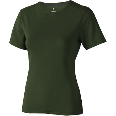 ELEVATE Damen T-Shirt Nanaimo, armeegrün, S
