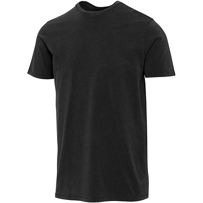 Nanaimo Kurzärmeliges T-Shirt für Herren im Washed Look, 160 g/m2, schwarz, 3XL