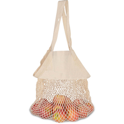 Baumwoll-Netztasche, natur