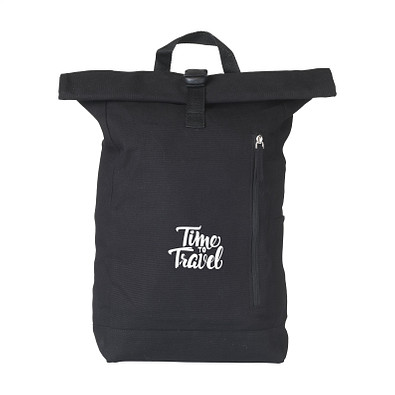 Nolan Canvas Rucksack, schwarz