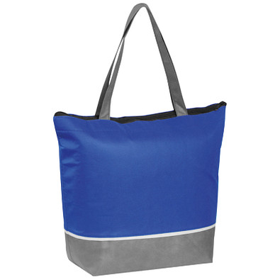 Non-Woven Kühltasche Shopper, blau