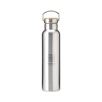 Nordvik RCS Recycled Steel 750 ml Trinkflasche, silber