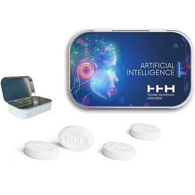 Nostalgiedose, 60 g, Vivil Friendship, blank, inkl. Druck