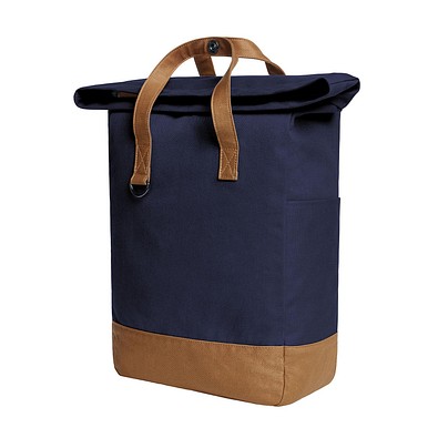 Notebook-Rucksack LIFE, marine-braun