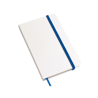 Notizbuch AUTHOR im DIN-A6-Format,blau, weiß