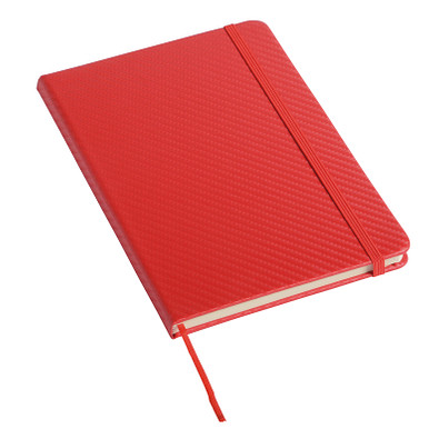 Notizbuch CARB im DIN-A5-Format,rot