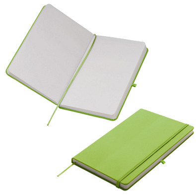 Notizbuch Happy, DIN A5, blanko, apfelgrün