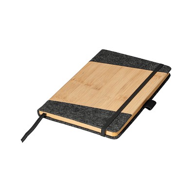 Notizbuch Script, A5, grau