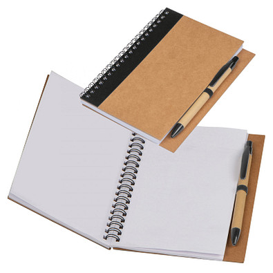 Notizspiralblock Ravenna,schwarz