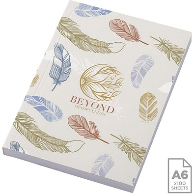 Novella Austen A6 Softcover Notizbuch – 100 Blatt, elfenbeinweiß