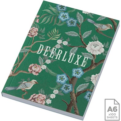 Novella Austen A6 Softcover Notizbuch – 100 Blatt, grün