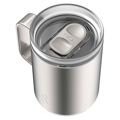 Ocean Bottle 350 ml vakuumisolierter Reisebecher, edelstahl grau