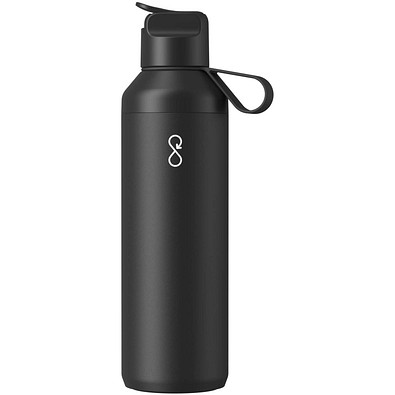 Ocean Bottle Peak GO 710 ml Flasche aus recyceltem Edelstahl, obsidian-schwarz
