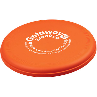 Orbit Frisbee aus recyceltem Kunststoff, orange