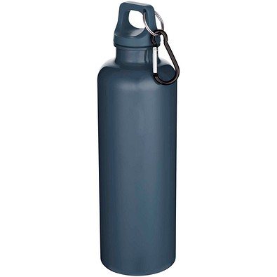 Oregon 750 ml einfarbige RS-zertifizierte Wasserflasche aus recyceltem Kunststoff mit Karabinerhaken, hale blau