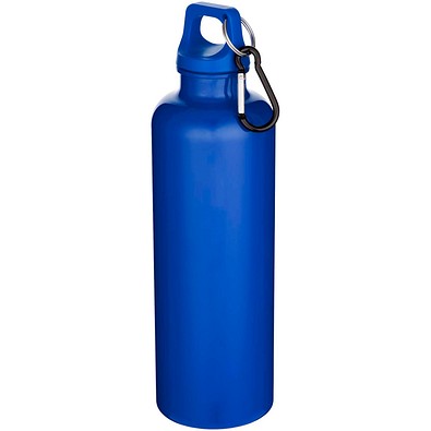 Oregon 750 ml einfarbige RS-zertifizierte Wasserflasche aus recyceltem Kunststoff mit Karabinerhaken, royalblau