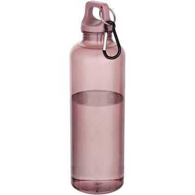 Oregon 750 ml RCS-zertifizierte Trinkflasche aus recyceltem Kunststoff mit Karabinerhaken, altrosa