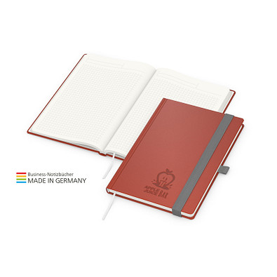 Geiger-Notes Notizbuch Organic-Book, A5, rot