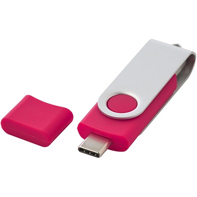OTG Rotate USB Typ-C Stick, magenta, 32GB